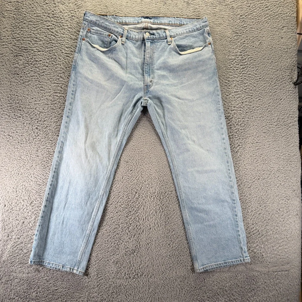 Levi's 559 Jeans Men 40x30 Blue Cotton Denim Straight Leg Workwear Faded Stretch